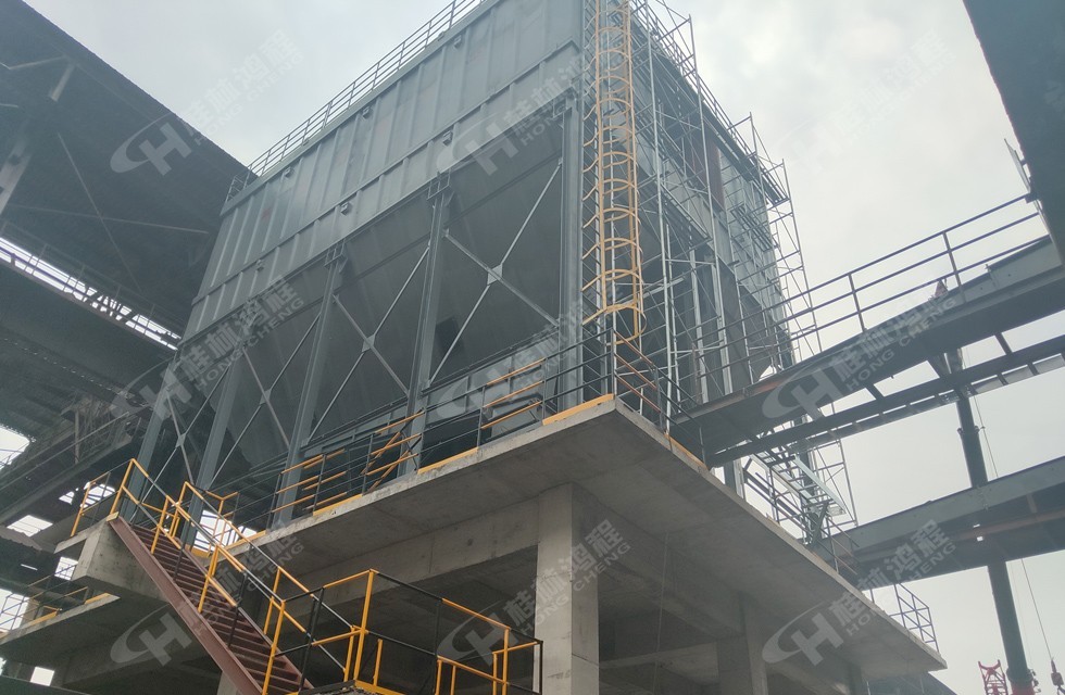 桂林鴻程立磨制粉設備總包項目安裝中 桂林鴻程立磨制粉設備總包項目安裝中