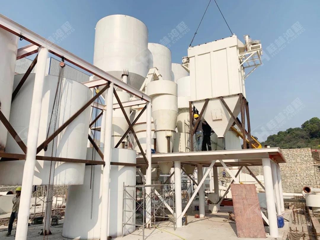 桂林鴻程華東區多條氫氧化鈣粉生產線項目興建中 桂林鴻程華東區多條氫氧化鈣粉生產線項目興建中